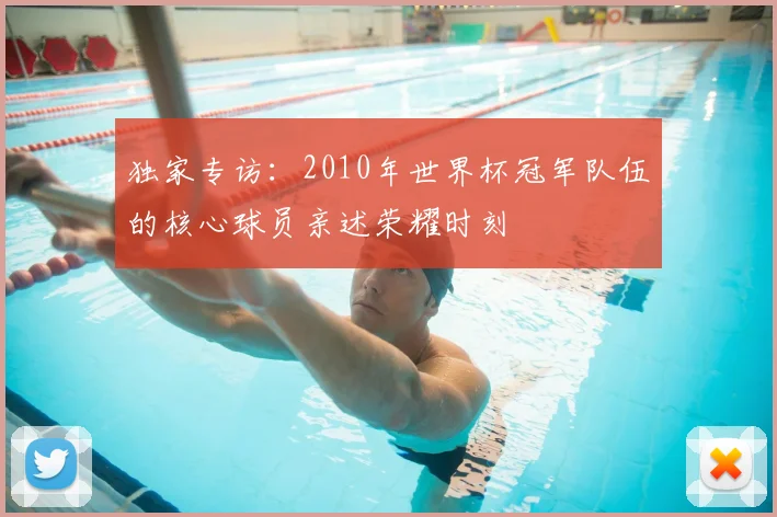 独家专访：2010年世界杯冠军队伍的核心球员亲述荣耀时刻